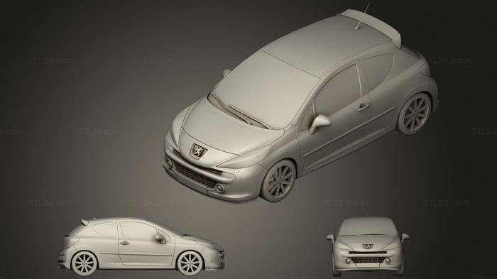 Автомобили и транспорт (Honda RC, CARS_4224) 3D модель для ЧПУ станка